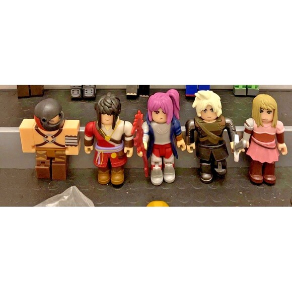 R0BL0X Toys Action Mini Figures Lot of 14 Mixed Series Gold, World Zero, 1 New - Picture 6 of 15